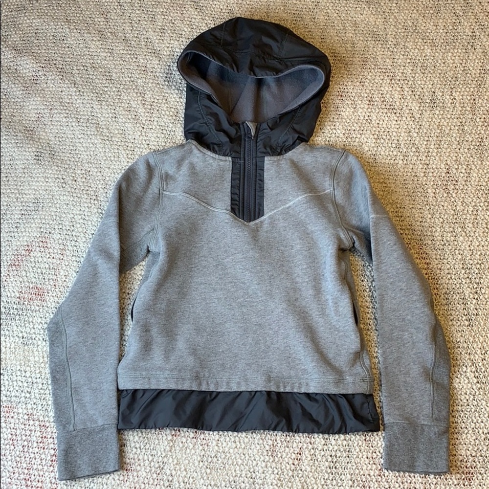 Girls Ivivva Hooded Pullover 1/4 Zip
